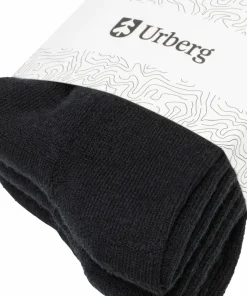 Urberg Unisex Every Day Merino Wool Sock 3p Black Beauty