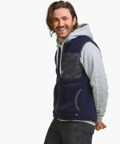 Varg Men's Vargön Wool Vest Navy Blue