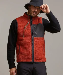 Varg Men's Vargön Wool Vest Retro Orange
