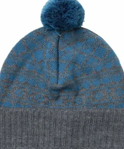 Varg Unisex Blåsten Wool Cap Dark Grey With Blue Ashes