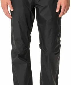 VAUDE Men's Drop II Rain Pants Black/Black