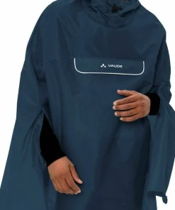 VAUDE Unisex Valdipino Rain Poncho Dark Sea Uni