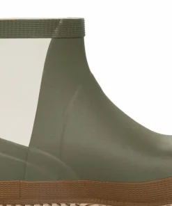 Viking Footwear Seilas Heritage Low Rubber Boot Olive/brown