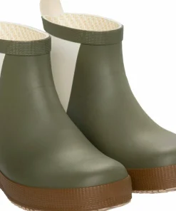 Viking Footwear Seilas Heritage Low Rubber Boot Olive/brown