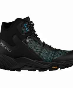 Viking Footwear Unisex Cerra Rolling Mid Gore-Tex Black/Aqua