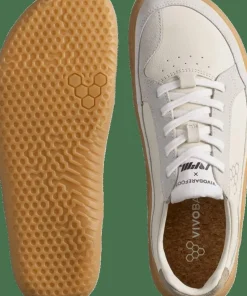 Vivobarefoot Men's Gobi II Sneaker Premium Leather Limestone Dusty Green