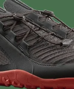 Vivobarefoot Men's Primus Trail Knit FG Obsidian/cherry Tomato