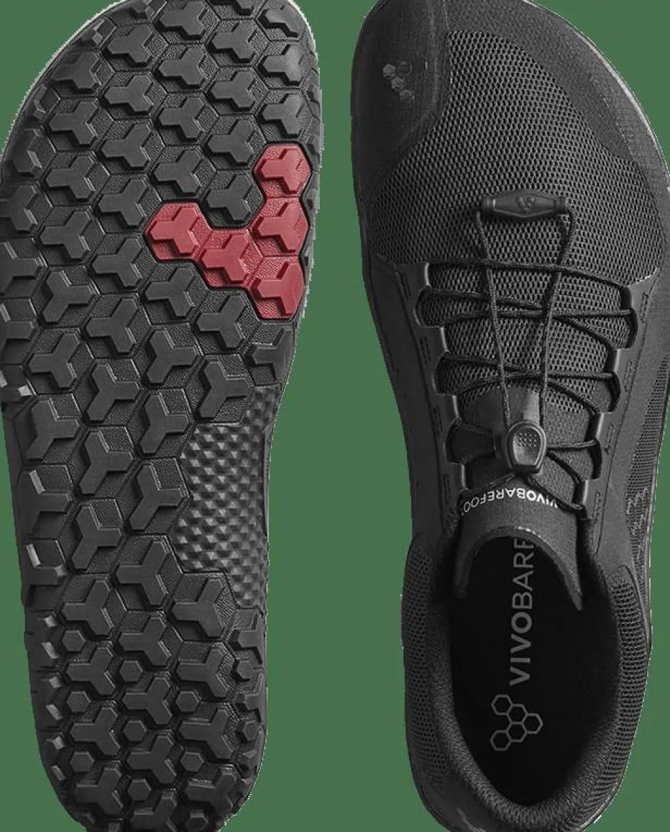 Vivobarefoot Men's Primus Trail FG 3.5 Dark Shadow