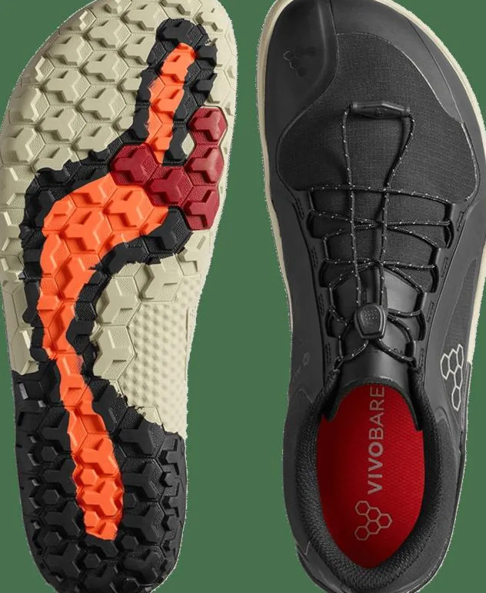 Vivobarefoot Men's Primus Trail III All Weather FG Obsidian