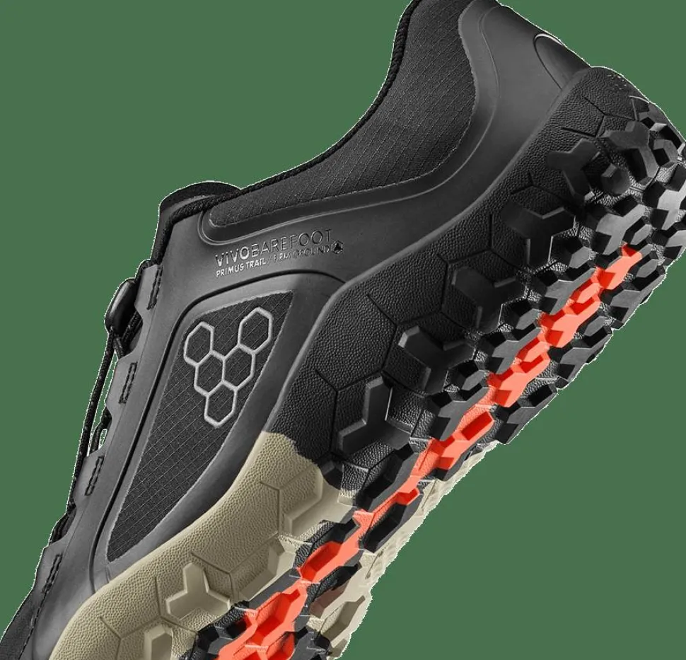 Vivobarefoot Men's Primus Trail III All Weather FG Obsidian