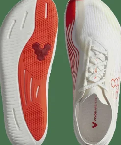 Vivobarefoot Men's Primus Flow Bright White/Neon Orange