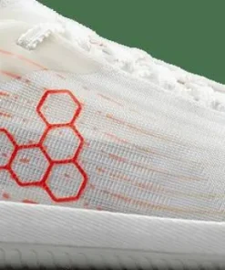Vivobarefoot Men's Primus Flow Bright White/Neon Orange