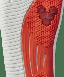 Vivobarefoot Men's Primus Flow Bright White/Neon Orange