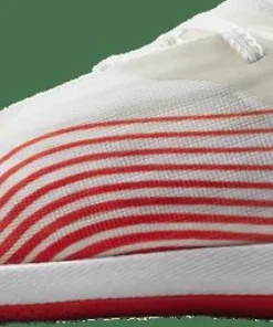 Vivobarefoot Men's Primus Flow Bright White/Neon Orange