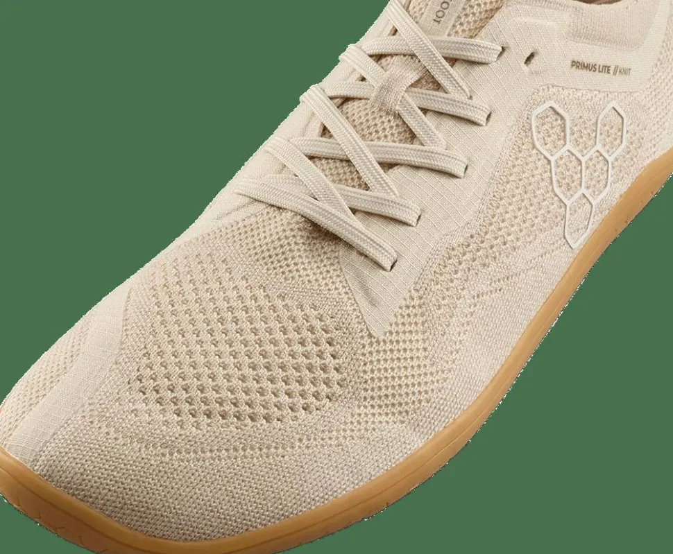 Vivobarefoot Men's Primus Lite Knit Natural Coconut