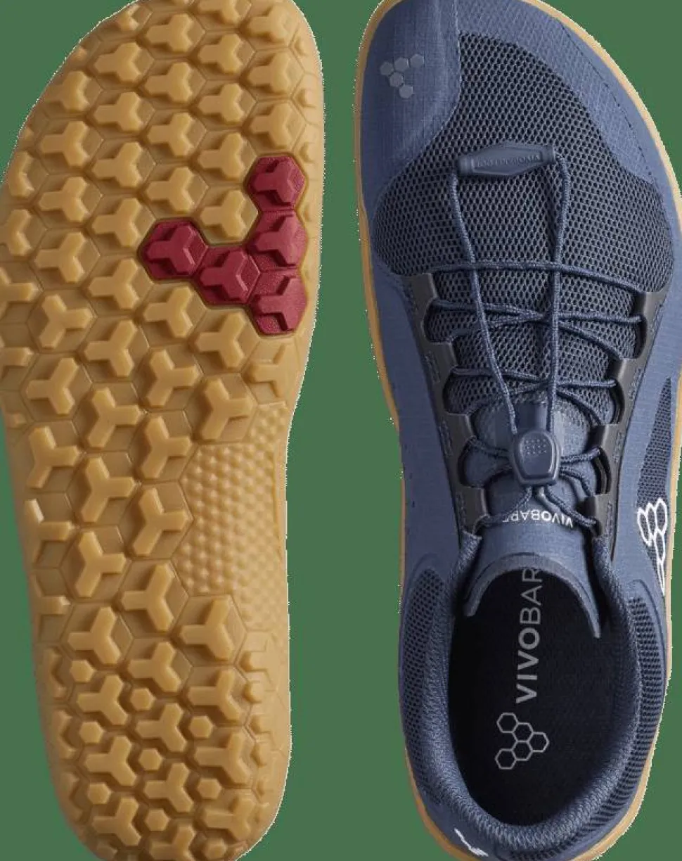Vivobarefoot Men's Primus Trail FG 3.5 Insignia Blue/Gum
