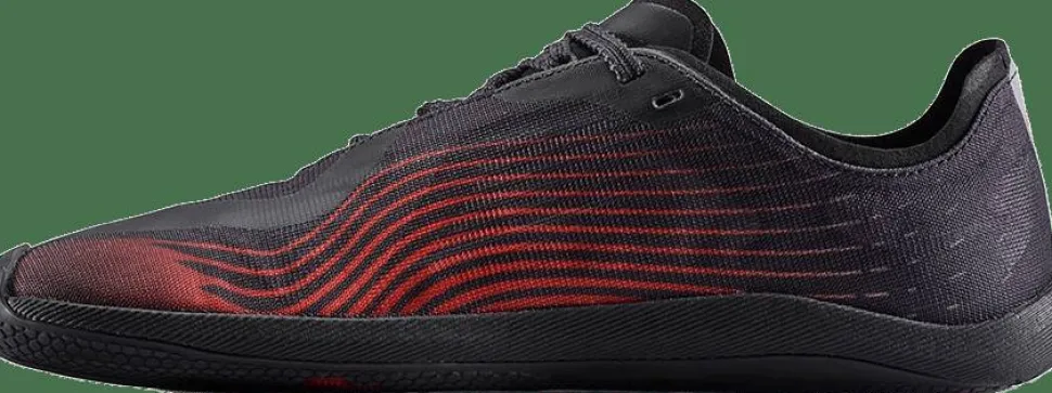 Vivobarefoot Men's Primus Flow Obsidian/Cherry Tomato