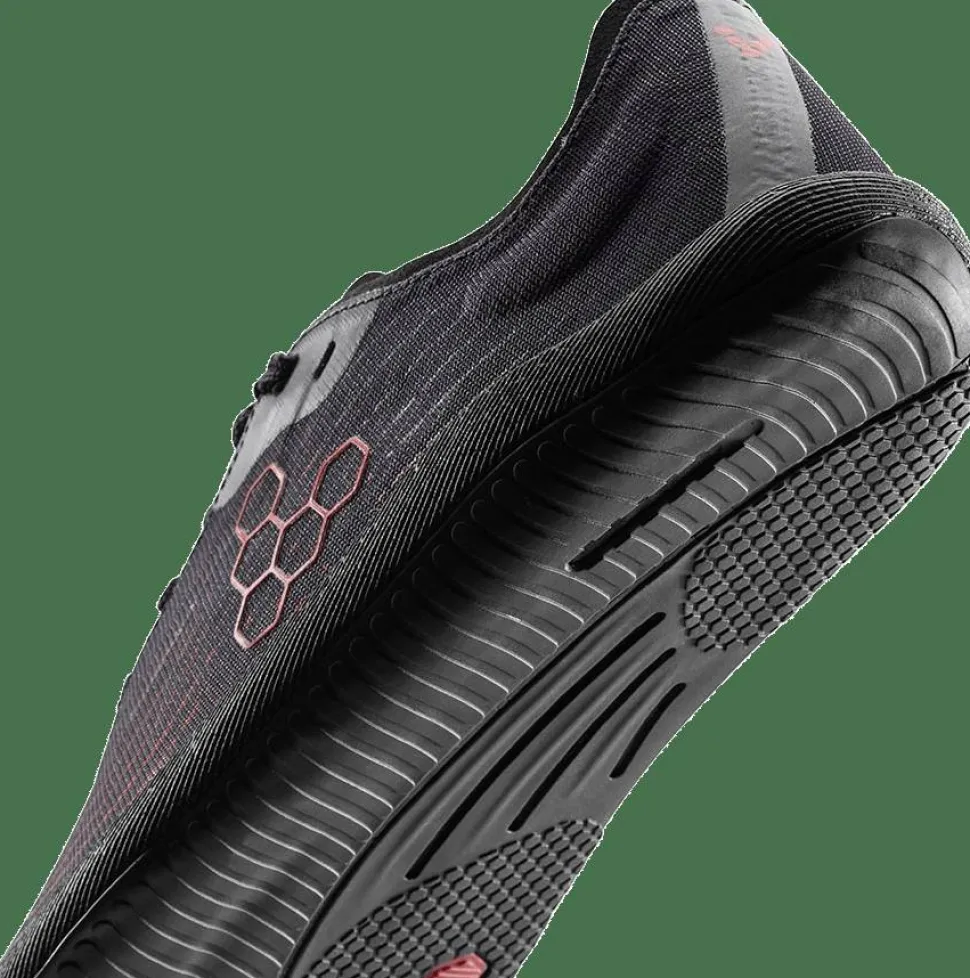Vivobarefoot Men's Primus Flow Obsidian/Cherry Tomato