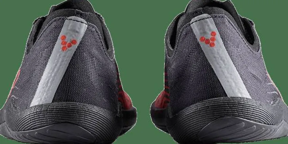 Vivobarefoot Men's Primus Flow Obsidian/Cherry Tomato