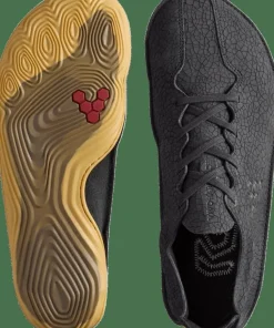 Vivobarefoot Men's Sensus II Obsidian Cracked Leather