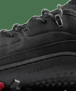 Vivobarefoot Men's Tracker Leather AT Low II Obsidian