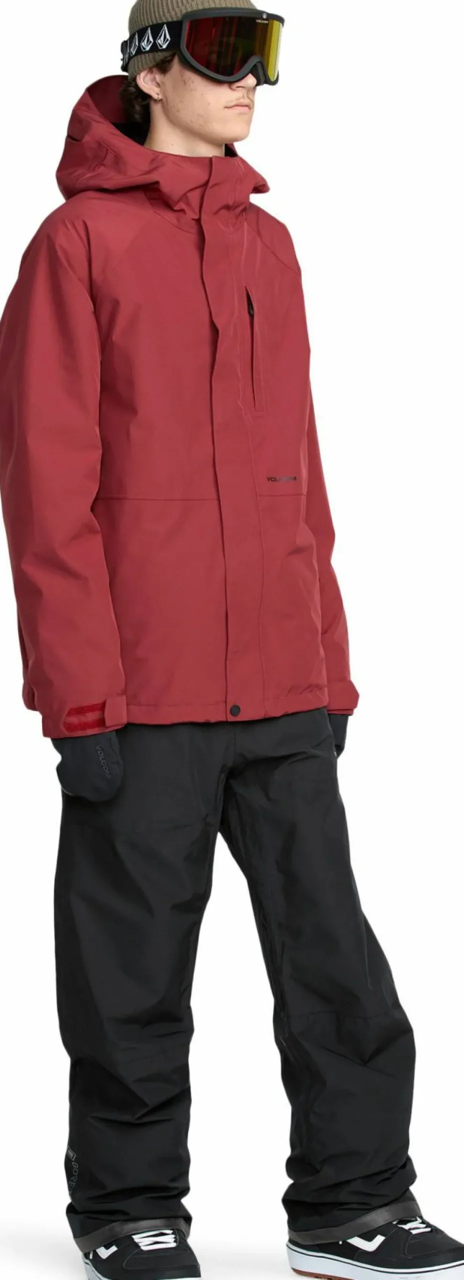 Volcom Men's Dua GORE-TEX Jacket Burnt Red