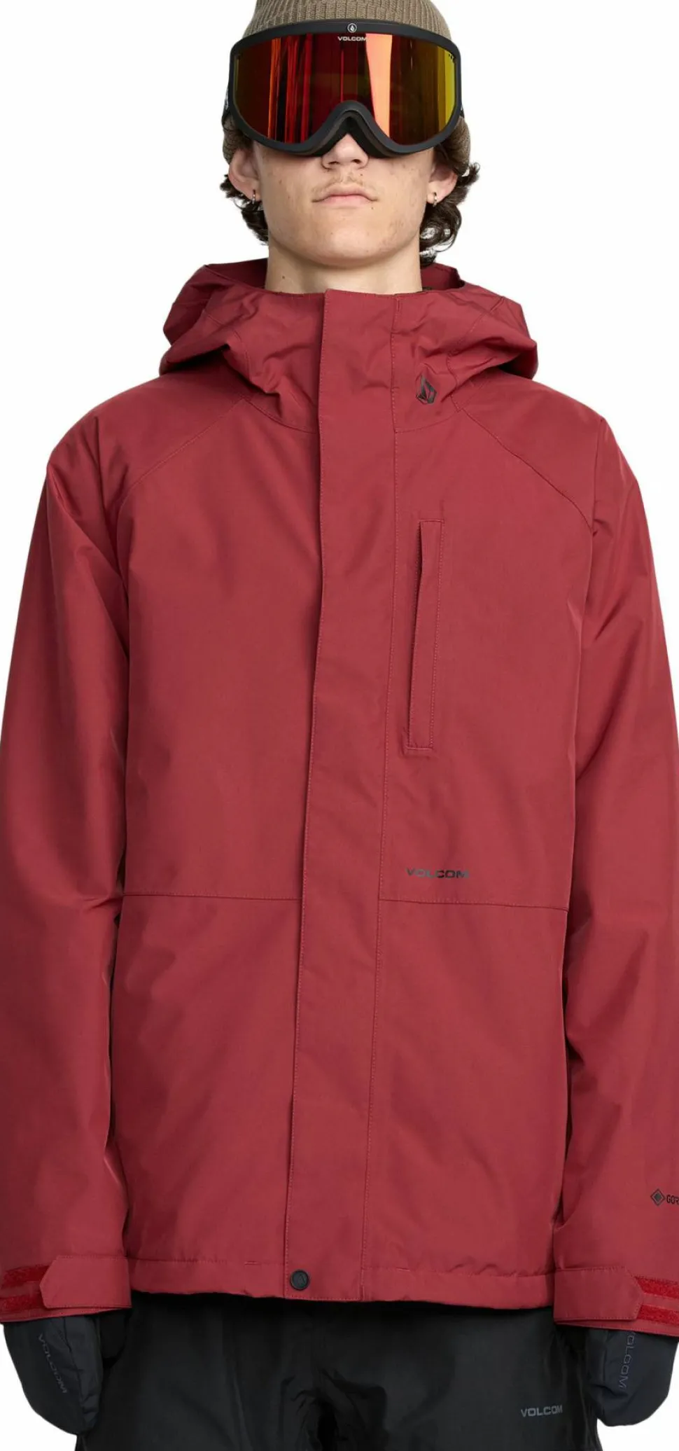 Volcom Men's Dua GORE-TEX Jacket Burnt Red