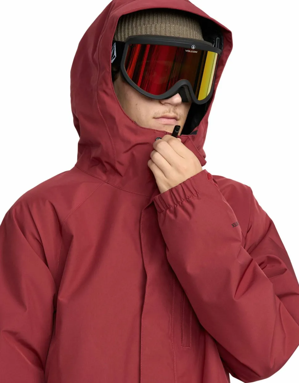 Volcom Men's Dua GORE-TEX Jacket Burnt Red