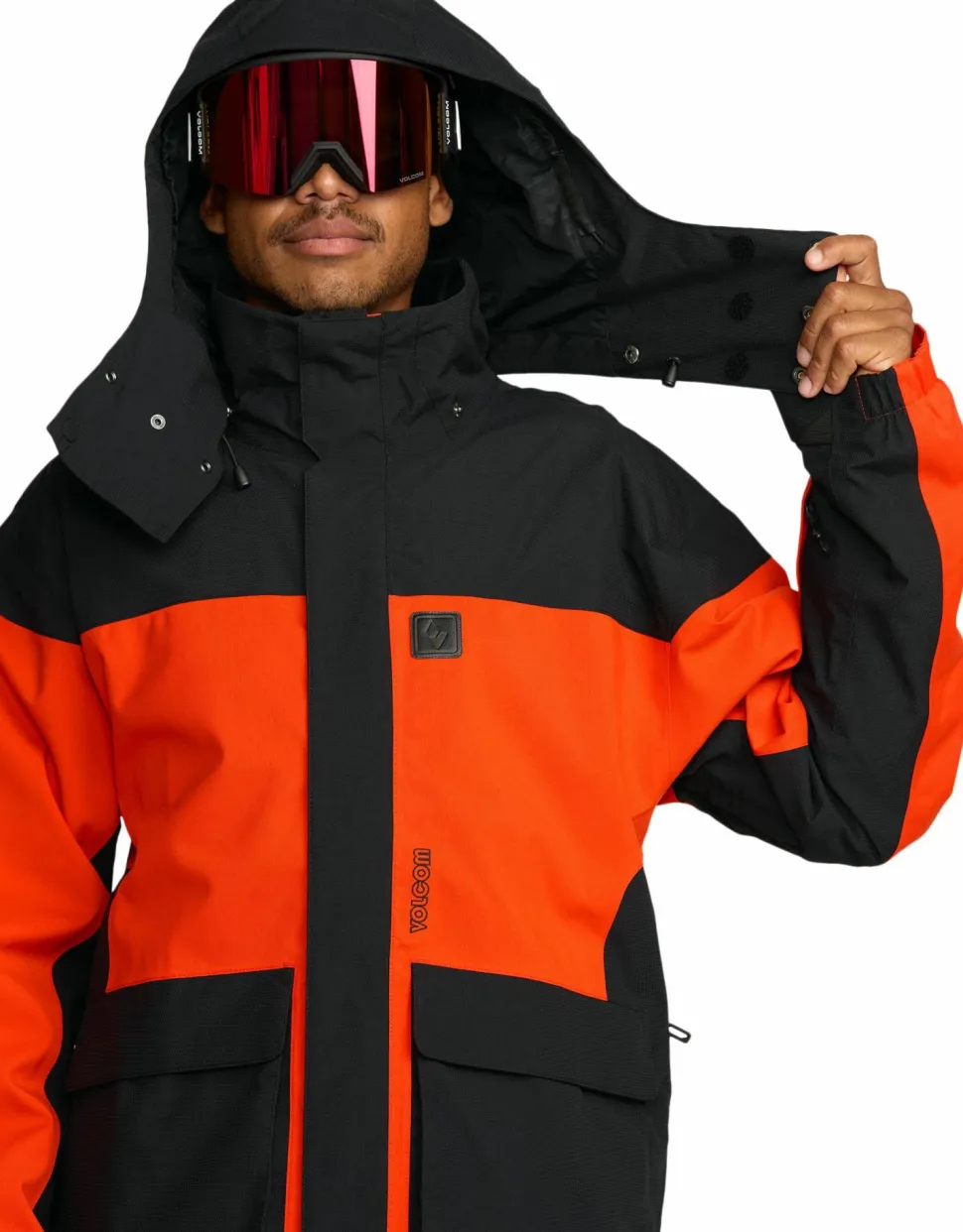Volcom Men's Kleveland Jacket Orange Shock
