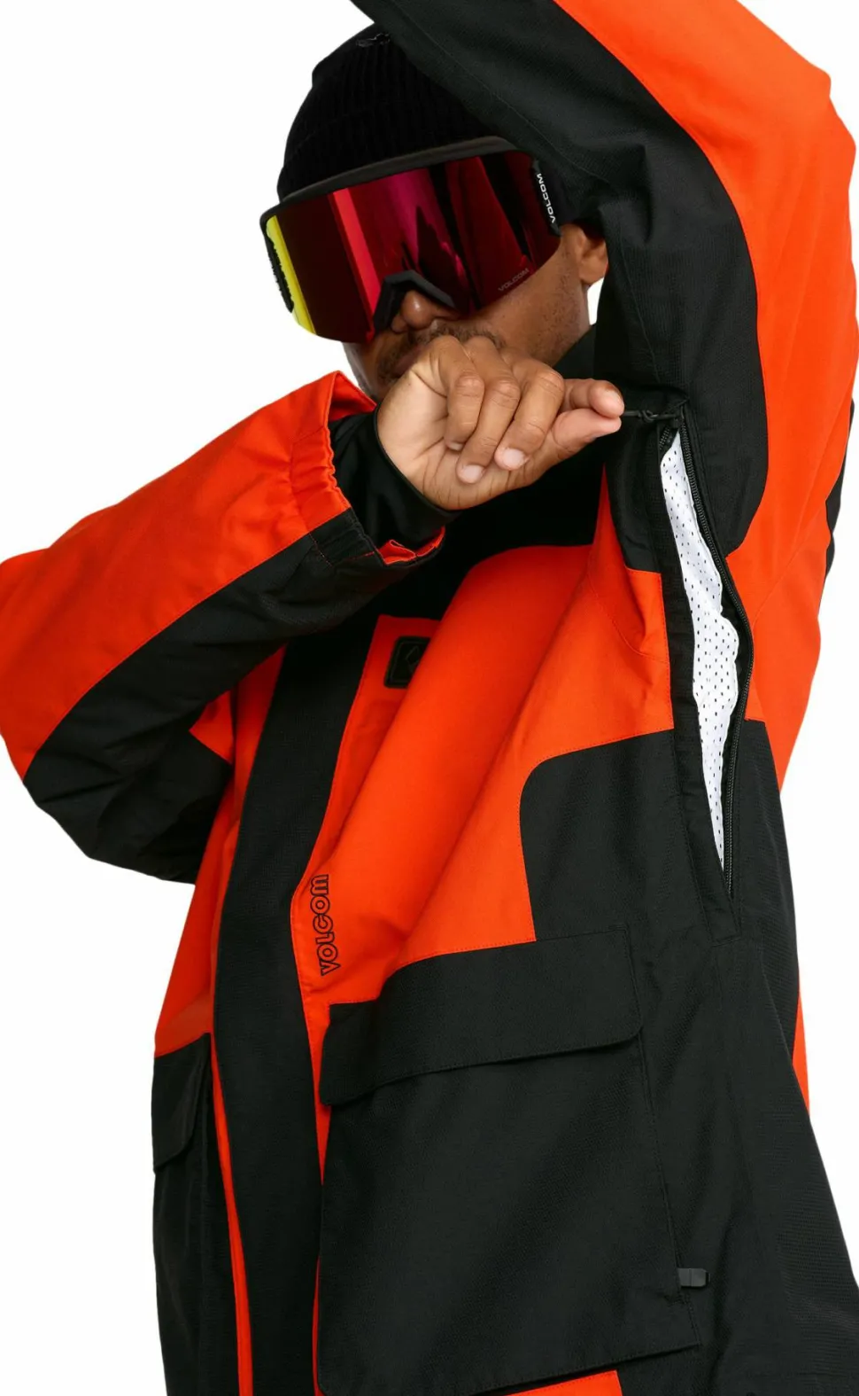 Volcom Men's Kleveland Jacket Orange Shock