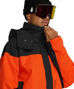 Volcom Men's Kleveland Jacket Orange Shock