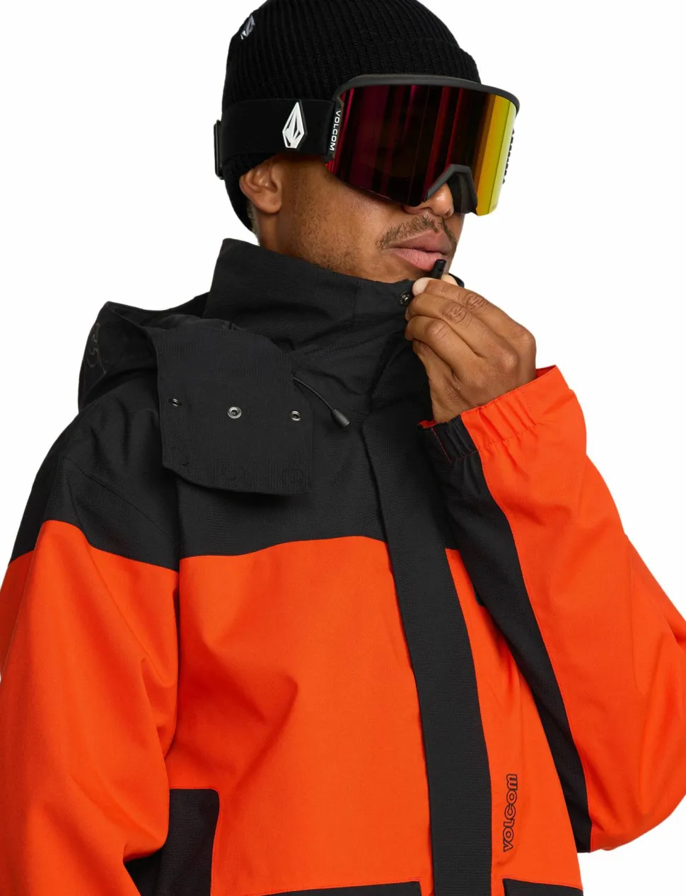 Volcom Men's Kleveland Jacket Orange Shock