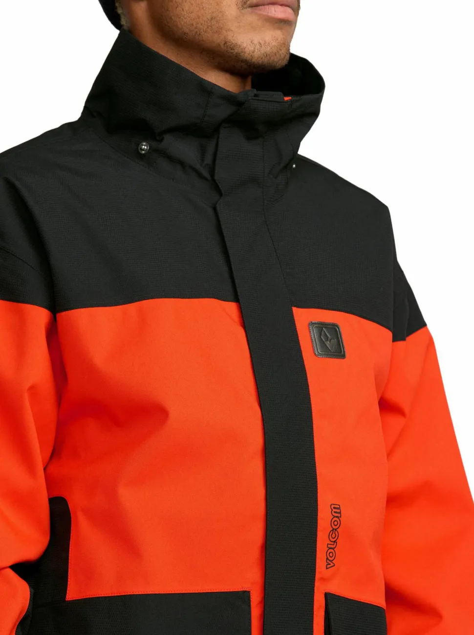 Volcom Men's Kleveland Jacket Orange Shock