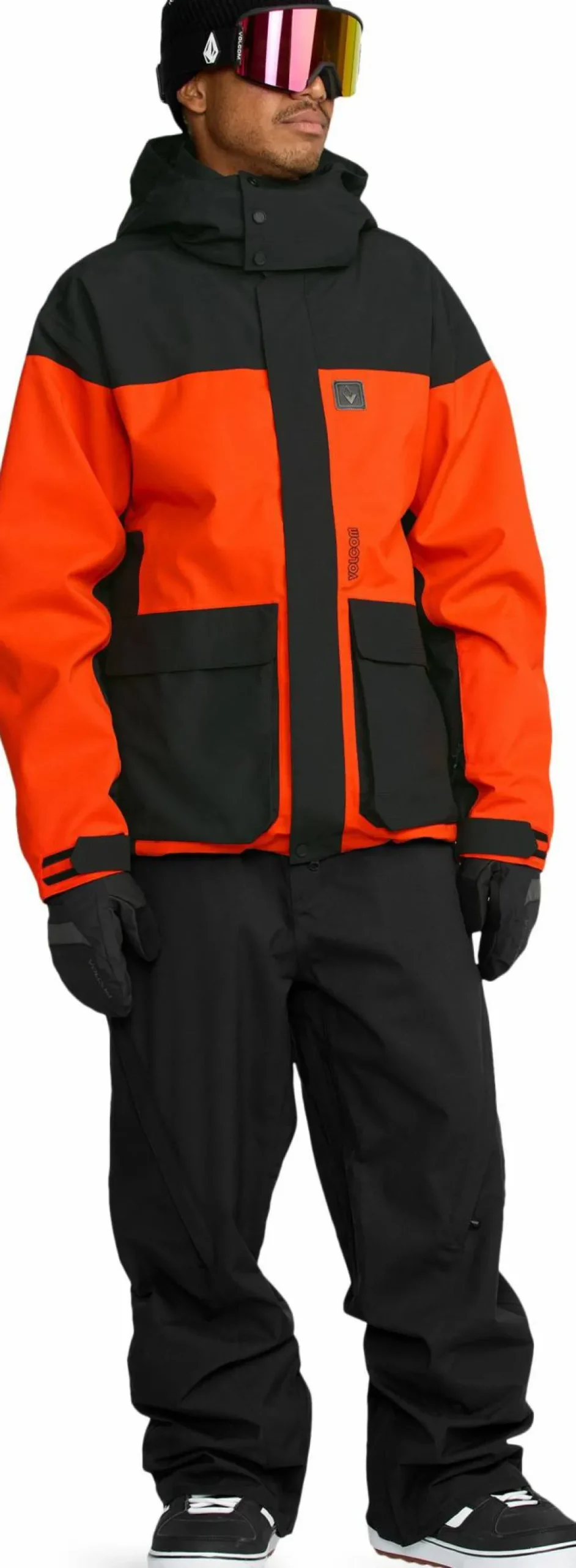 Volcom Men's Kleveland Jacket Orange Shock