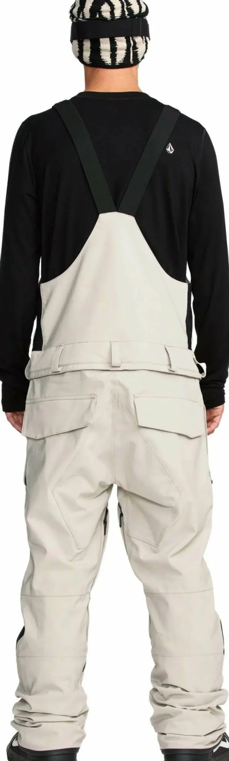 Volcom Men's Roan Bib Overall Stone