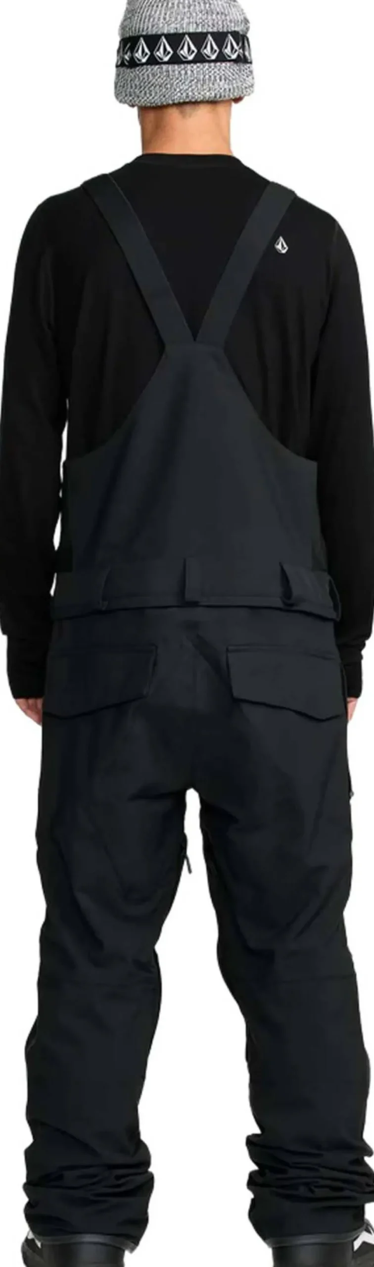 Volcom Men's Roan Bib Overall Black