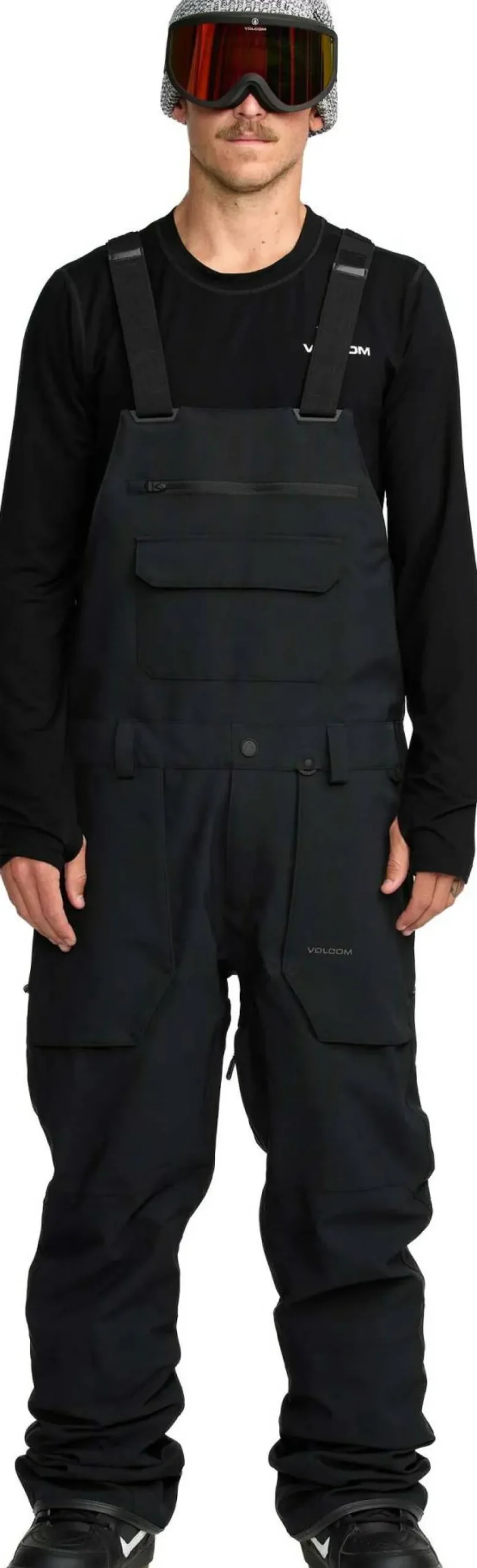 Volcom Men's Roan Bib Overall Black
