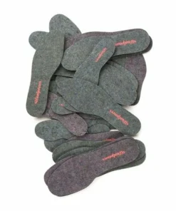 Woolpower Felt Insoles Recycled Grey