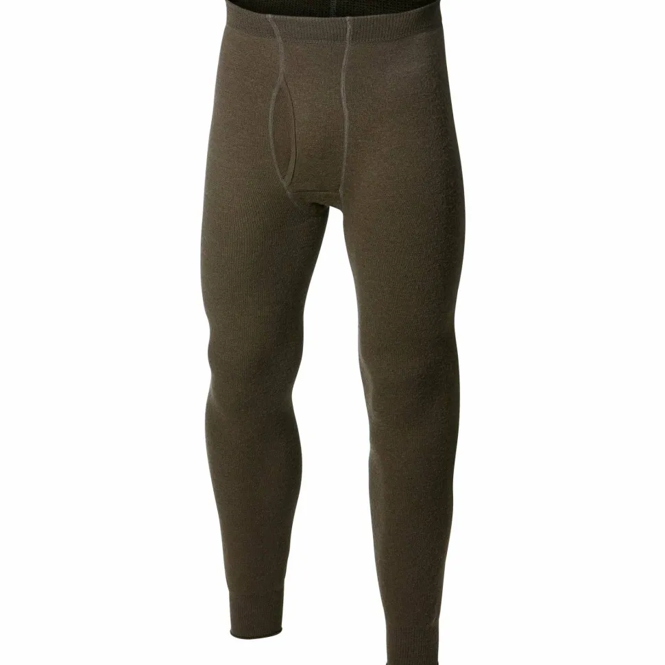 Woolpower Long Johns with Fly 400 Pine Green