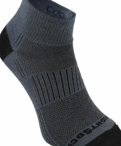 Wrightsock Coolmesh II Quater Anti Blister System Grey