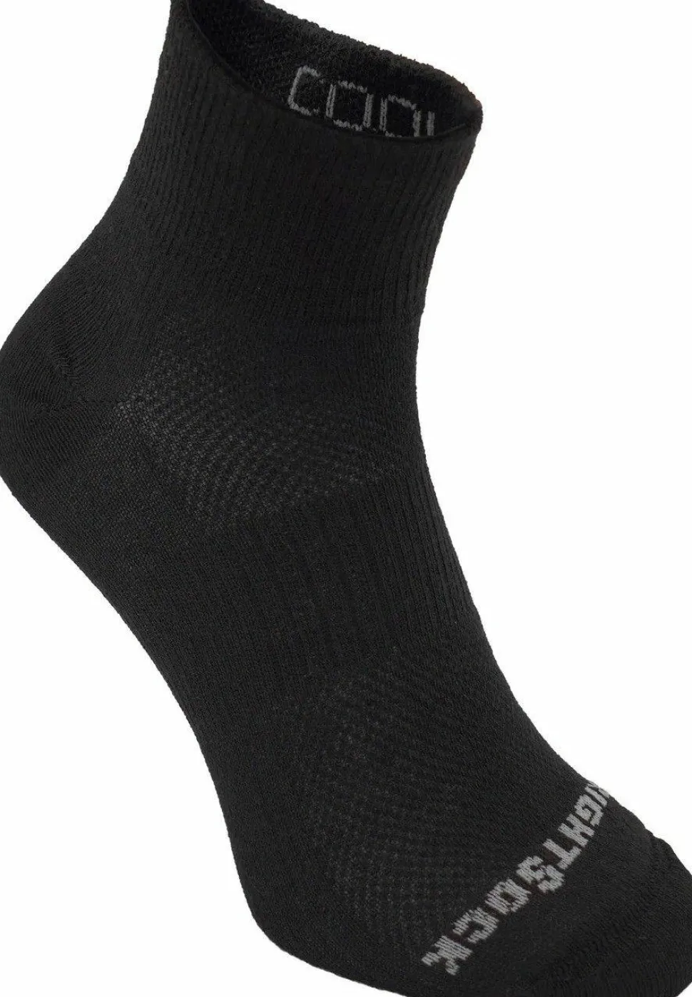 Wrightsock Coolmesh II Quater Anti Blister System Black