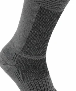 Wrightsock Merino Coolmesh II Merino Wool Crew Anti Blister System Grey/Smoke
