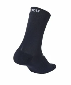 2XU Crew Socks 3 Pack Black/White