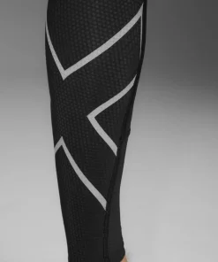 2XU Men's Aero Mesh Compression Tights Black/silver Reflective