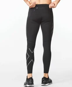 2XU Men's Ignition Shield Compression Tights Black/ Black Reflective