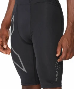 2XU Men's MCS Run Compression Shorts Black/Black Reflective