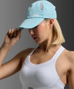 2XU Run Cap Retro Blue/white