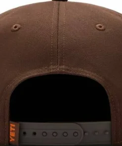 Yeti Built For The Wild Duck Flat Brim Hat Dark Brown