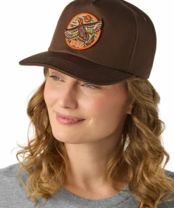 Yeti Built For The Wild Duck Flat Brim Hat Dark Brown