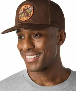 Yeti Built For The Wild Duck Flat Brim Hat Dark Brown